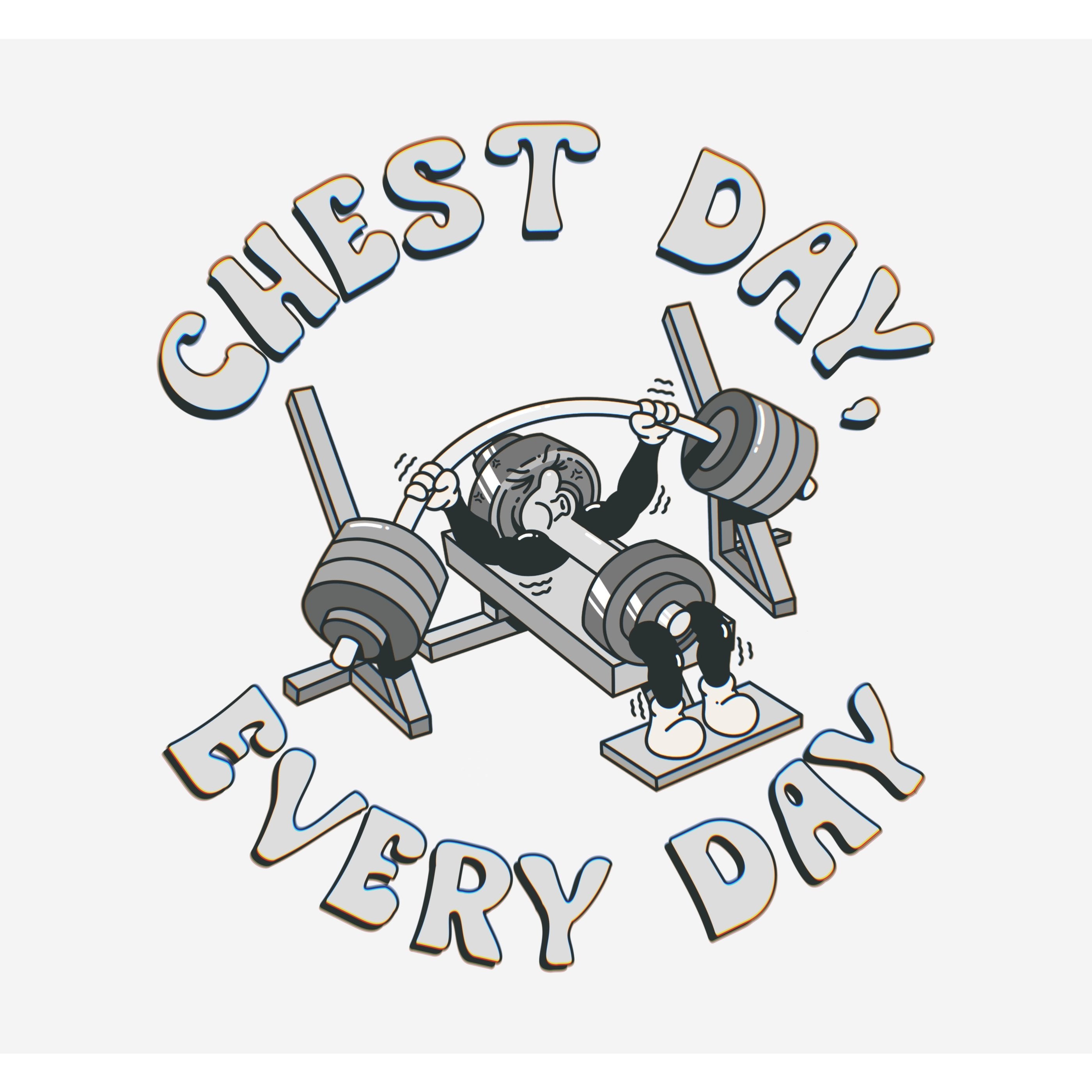 'Chest Day, Every Day' collection - Bench Press