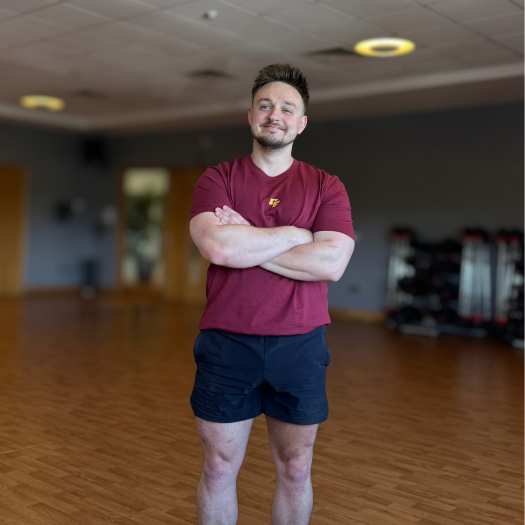 š„Never Skip Leg Day - Gold Level on Burgundy tee - Squat