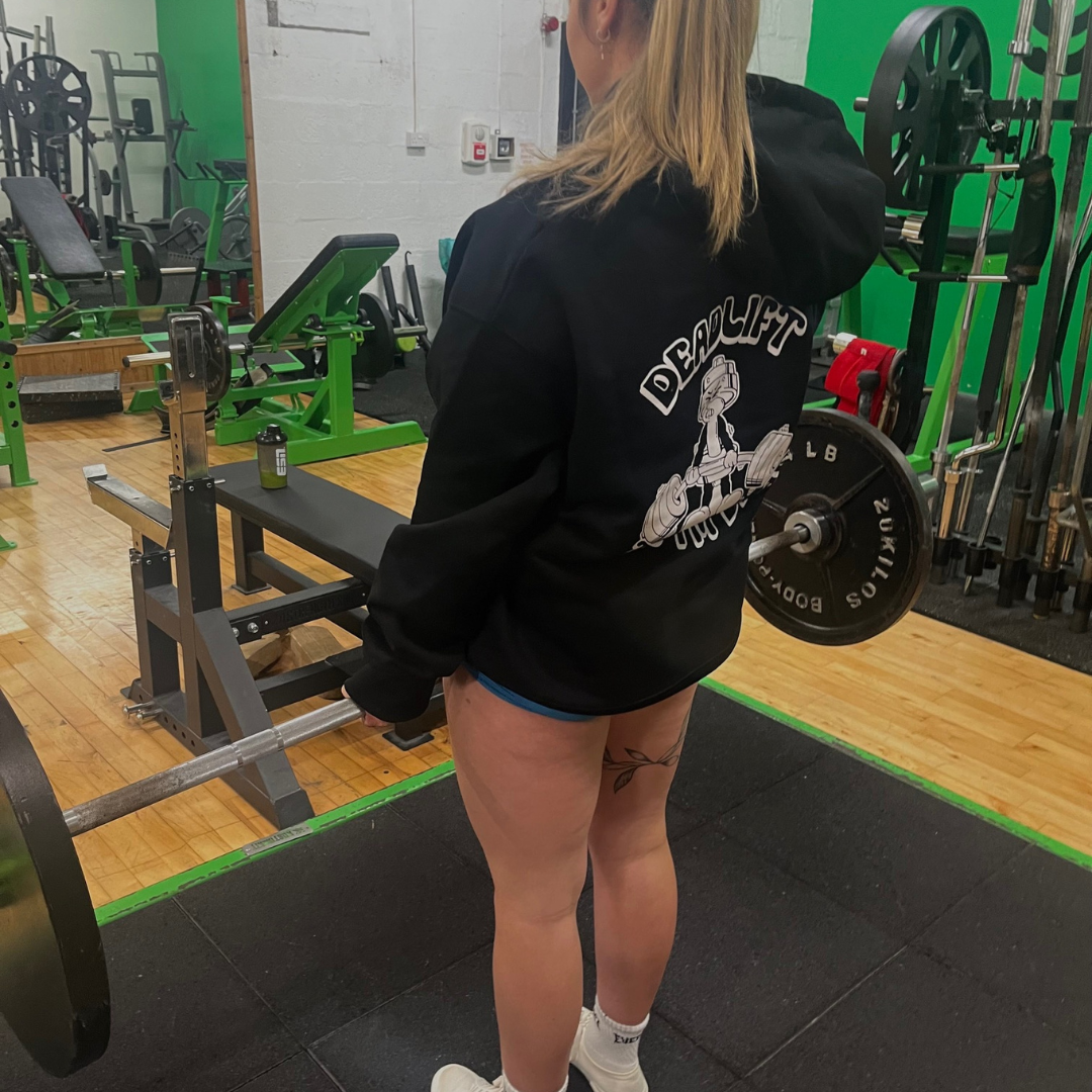 🥇 Deadlift Till I'm Dead - Gold Level on Black Hoodie - Deadlift