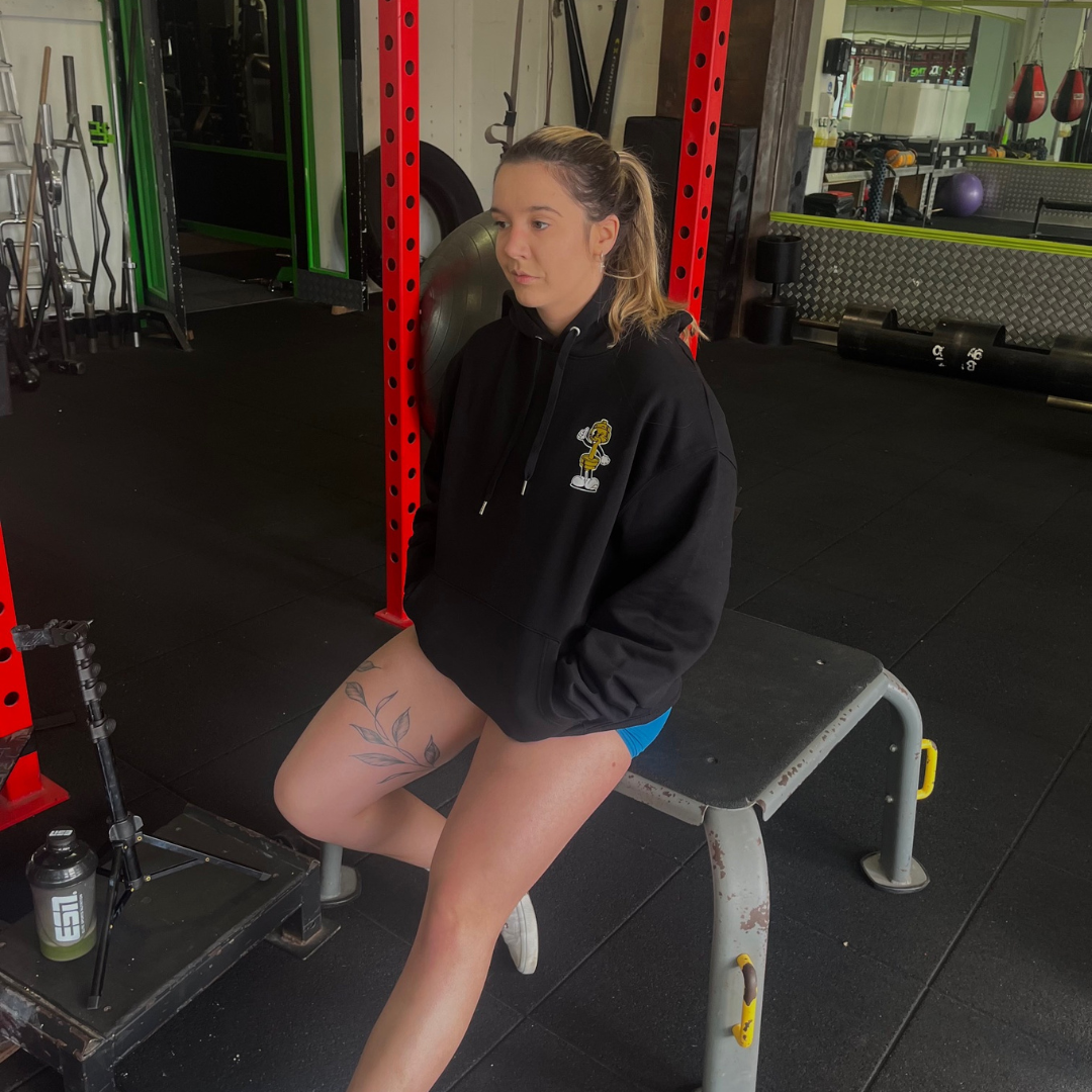 🥇 Deadlift Till I'm Dead - Gold Level on Black Hoodie - Deadlift