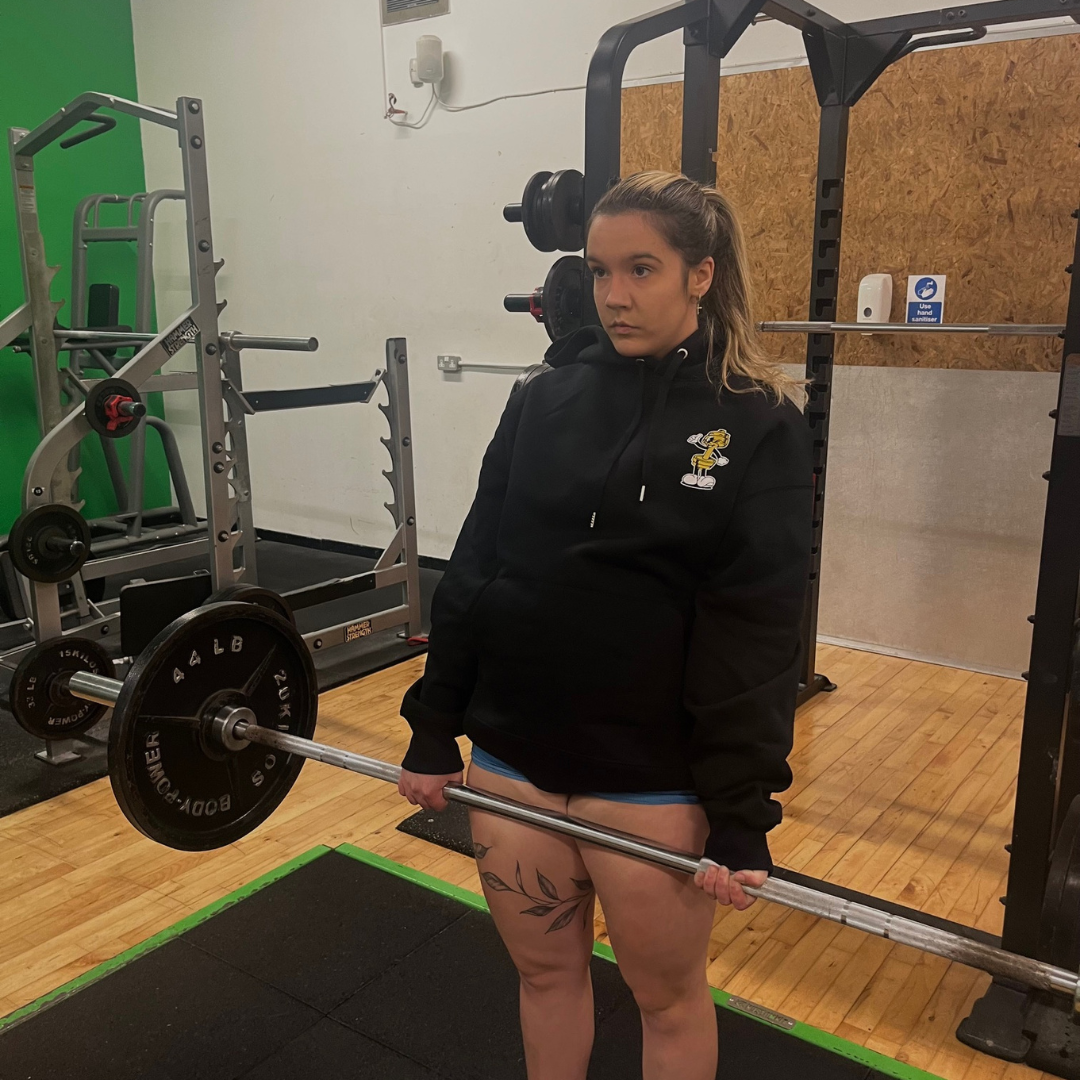 🥇 Deadlift Till I'm Dead - Gold Level on Black Hoodie - Deadlift