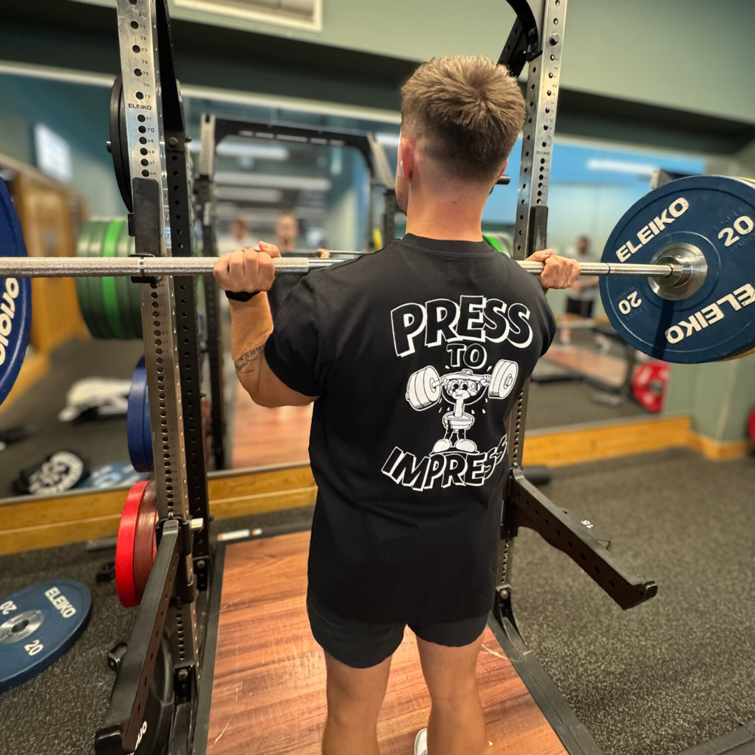 🥈Press to Impress - Silver Level - (strict overhead press)Squat