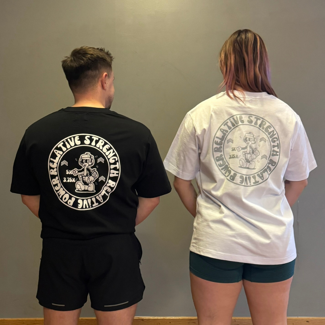 🥈 Relative Strength, Relative Power - Silver Level T-shirt - SBD Total/Bodyweight