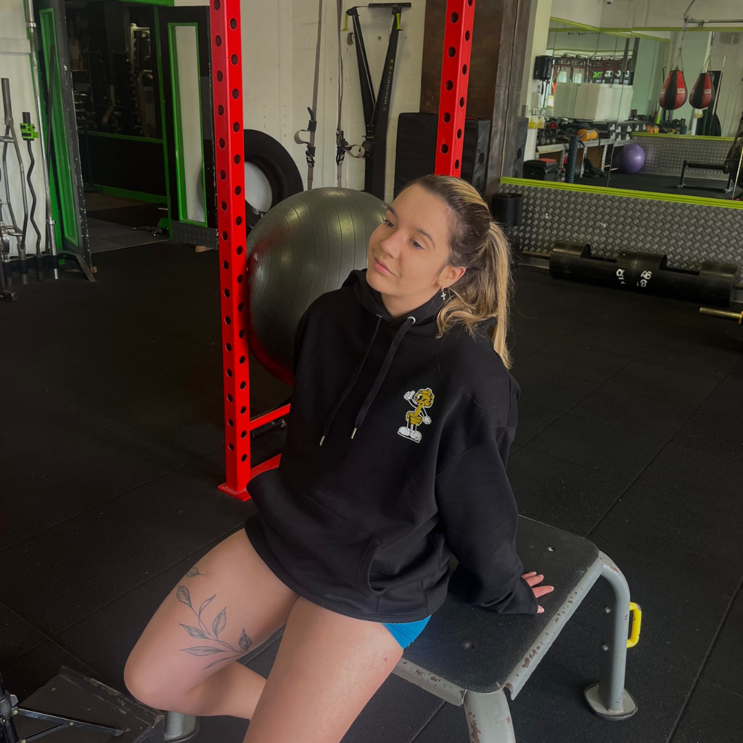 🥇 Deadlift Till I'm Dead - Gold Level on Black Hoodie - Deadlift