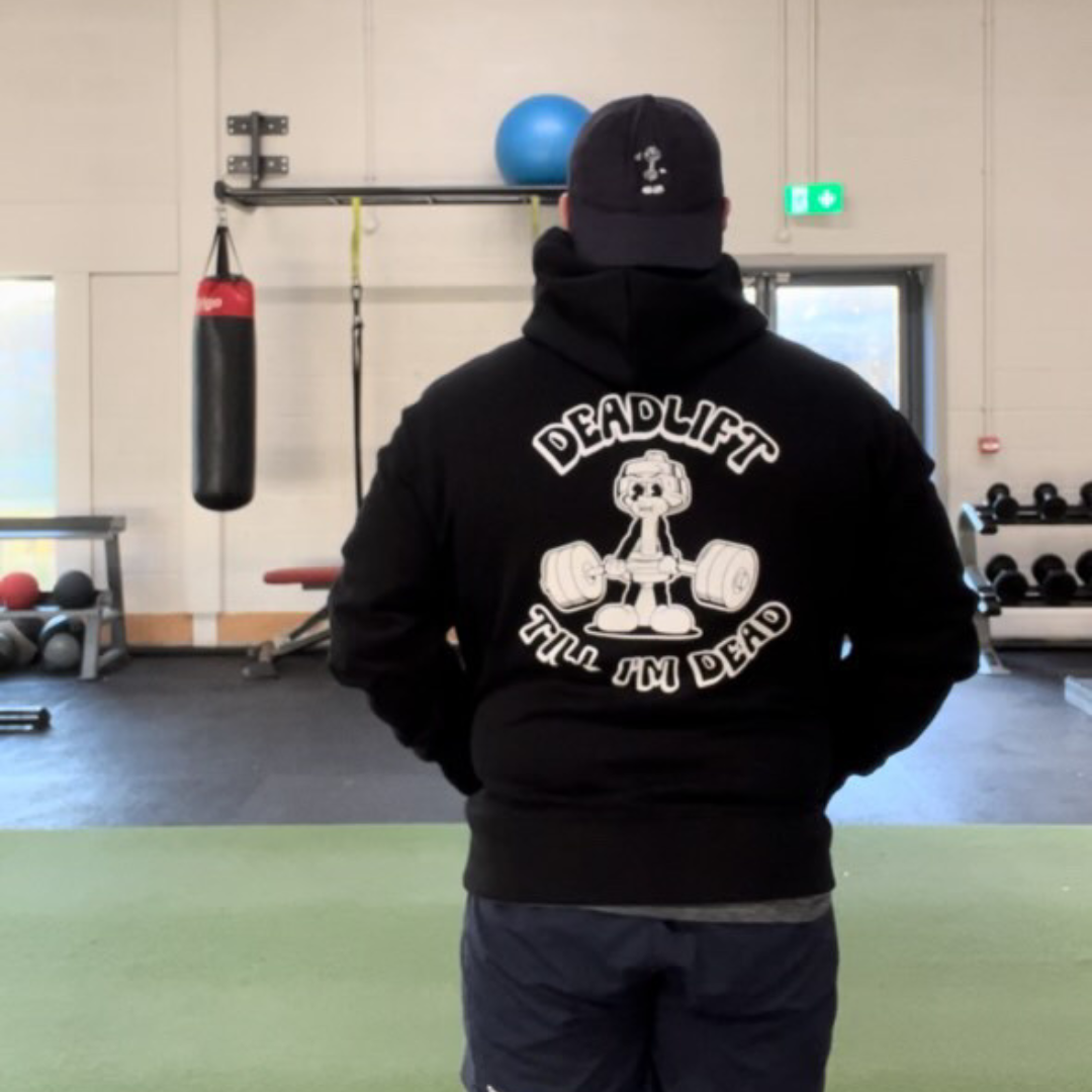 🥈 Deadlift Till I'm Dead - Silver Level on Black Hoodie - Deadlift