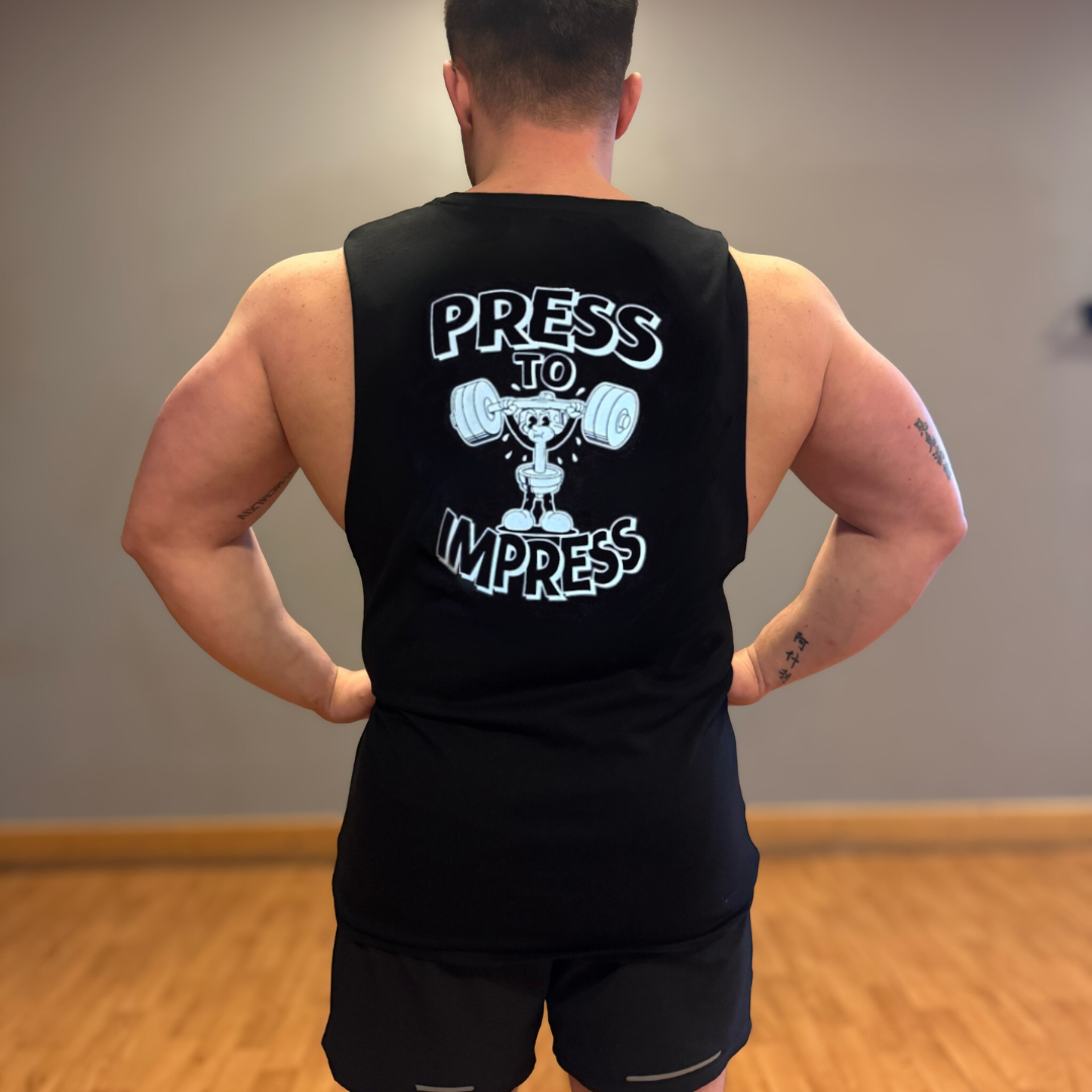 🥈 Press to Impress - Silver level on black vest - (strict) Overhead Press