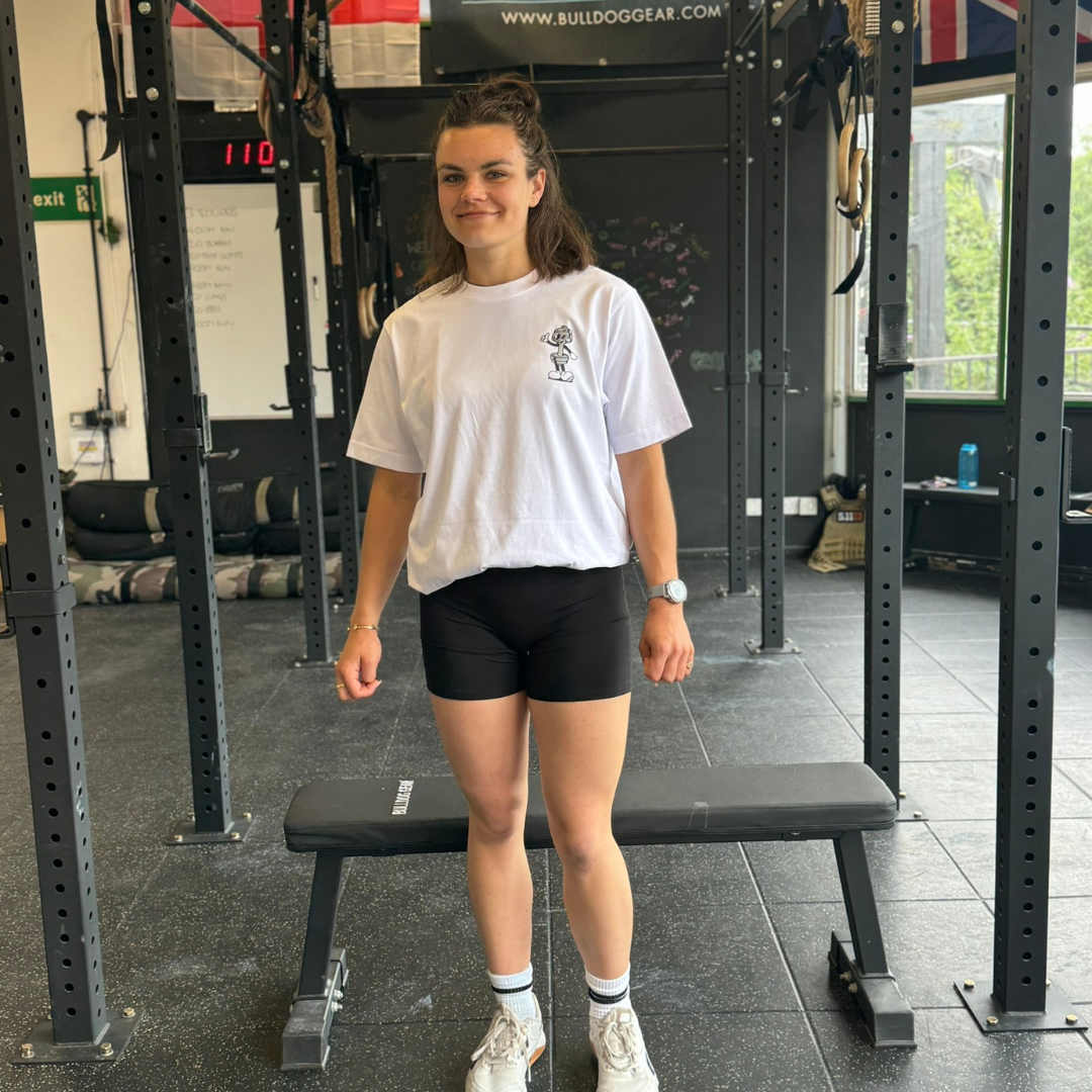 🥈 Deadlift Till I'm Dead - Silver Level on White Oversized - Deadlift