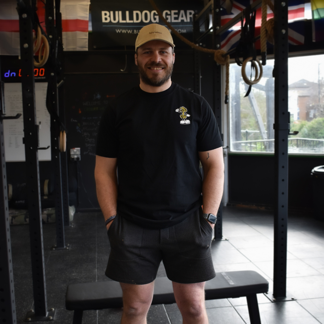 🥇 Chest Day, Every Day - Gold Level on Black Oversized - Bench press
